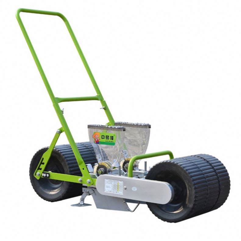 Manual Seeder Hand - New 2 Rows Manual Hand Push