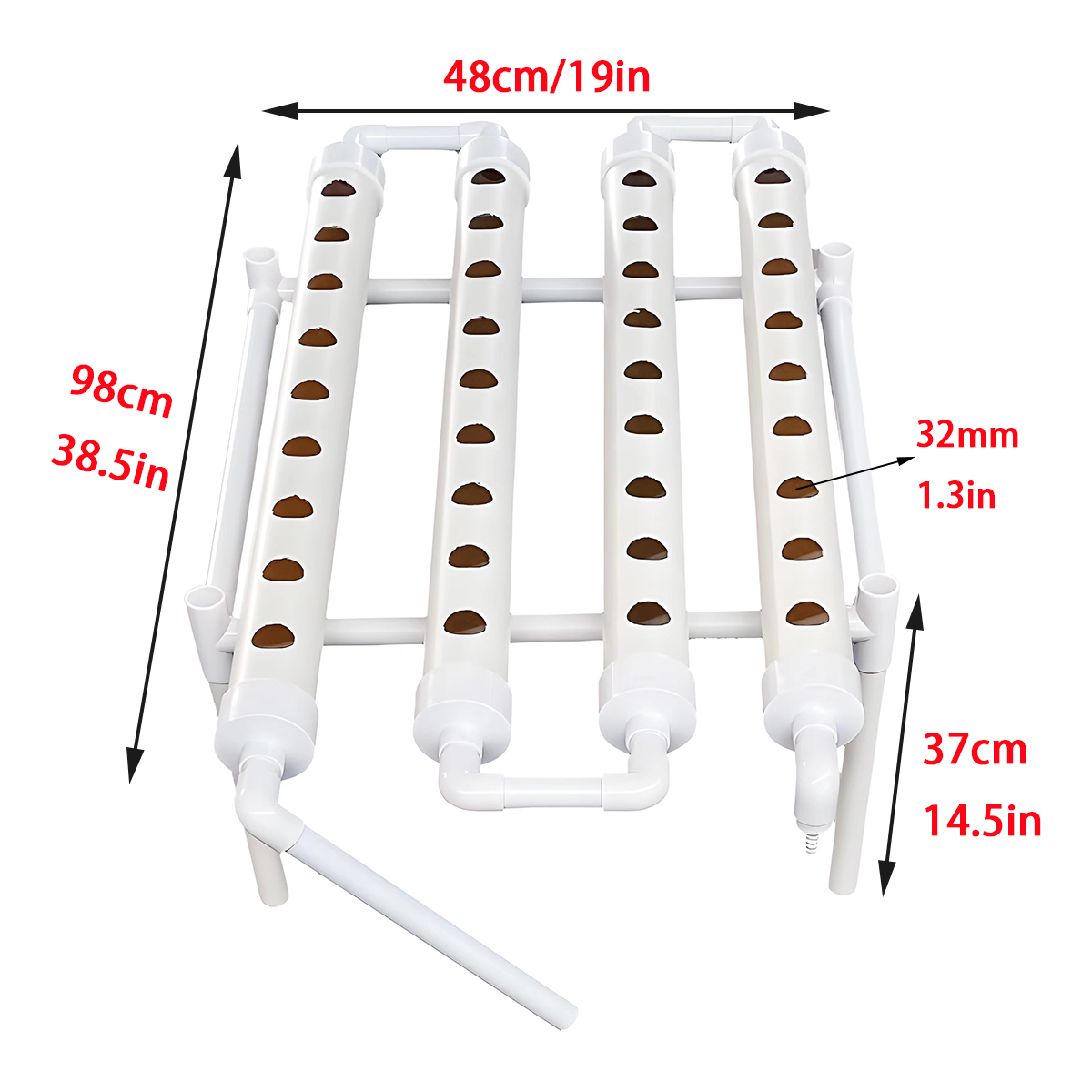 Hydroponics Growing System Kit - огляд і ціна Hydroponic Nft Channel