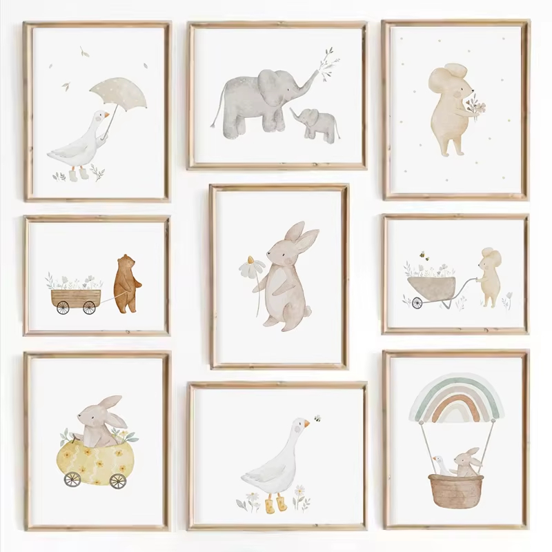 Boho Cartoon Farm Animals Wall - огляд і ціна Agriculture Vertical Farming