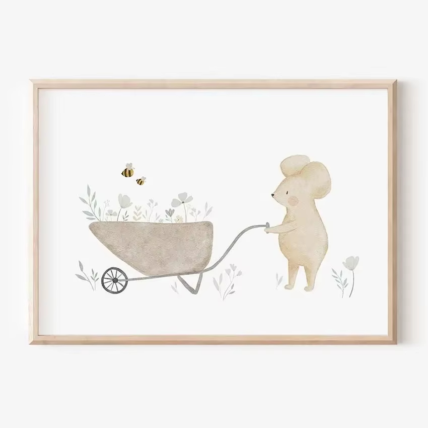 Boho Cartoon Farm Animals Wall - огляд і ціна Agriculture Vertical Farming