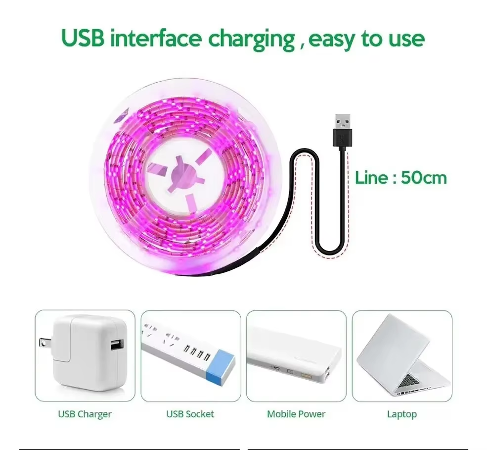 DC 5V USB Led Plant Grow Light - огляд і ціна Hydroponic Nft Channel