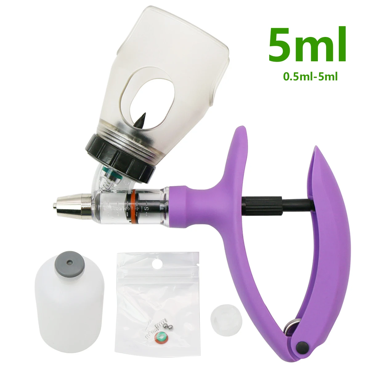 1 Pc 2/5ml Automatic Veterinar - огляд і ціна Veterinary Syringe Gun