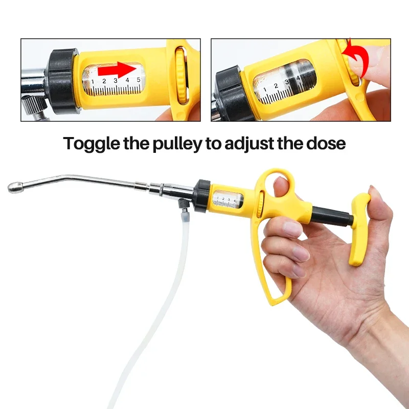 1 Pc Livestock Continuous Inje - огляд і ціна Veterinary Syringe Gun