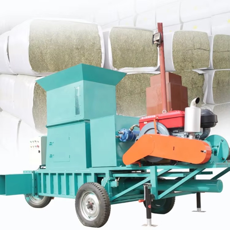 Mobile Diesel Hydraulic Alfalf - огляд і ціна Silage Baler Machine
