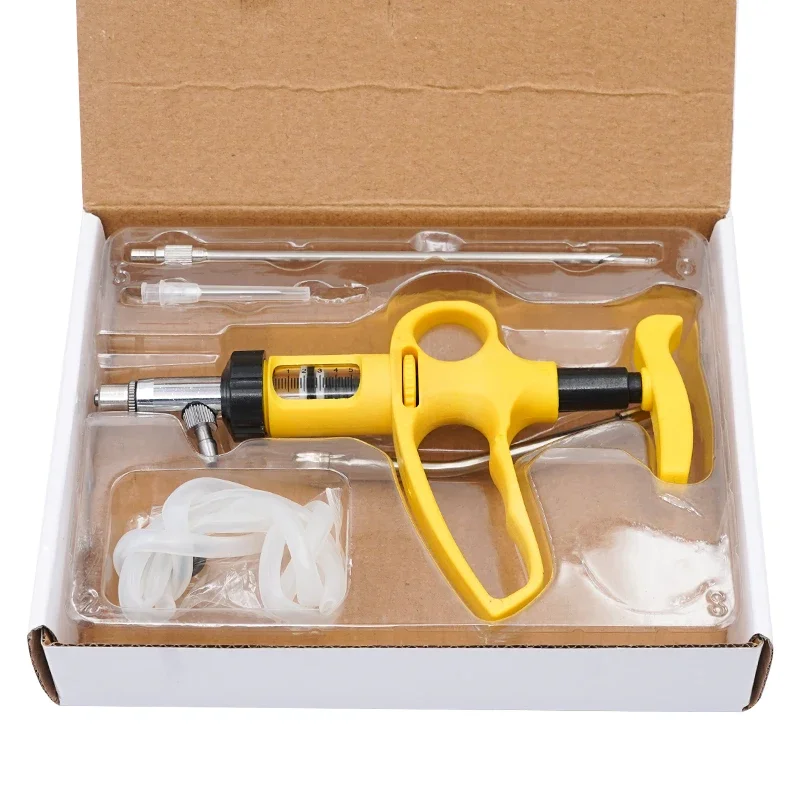 1 Pc 5/10 ml Animal Continuous - огляд і ціна Veterinary Syringe Gun