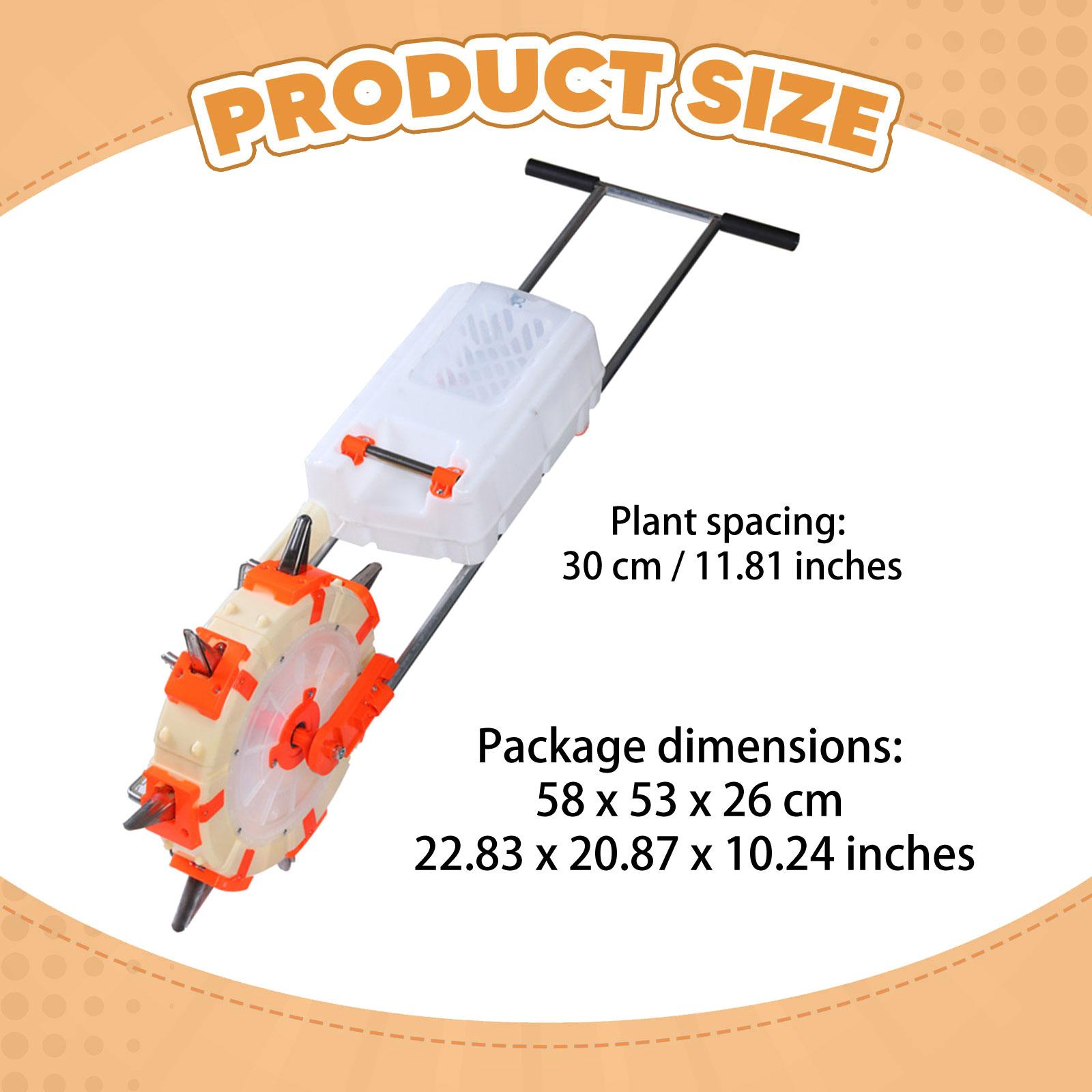 Hand Push Seeder Fertilizer, C - огляд і ціна Manual Seeder Hand