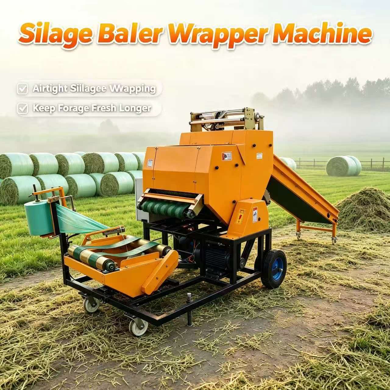 Silage Baler Wrapper Machine F - огляд і ціна Silage Baler Machine