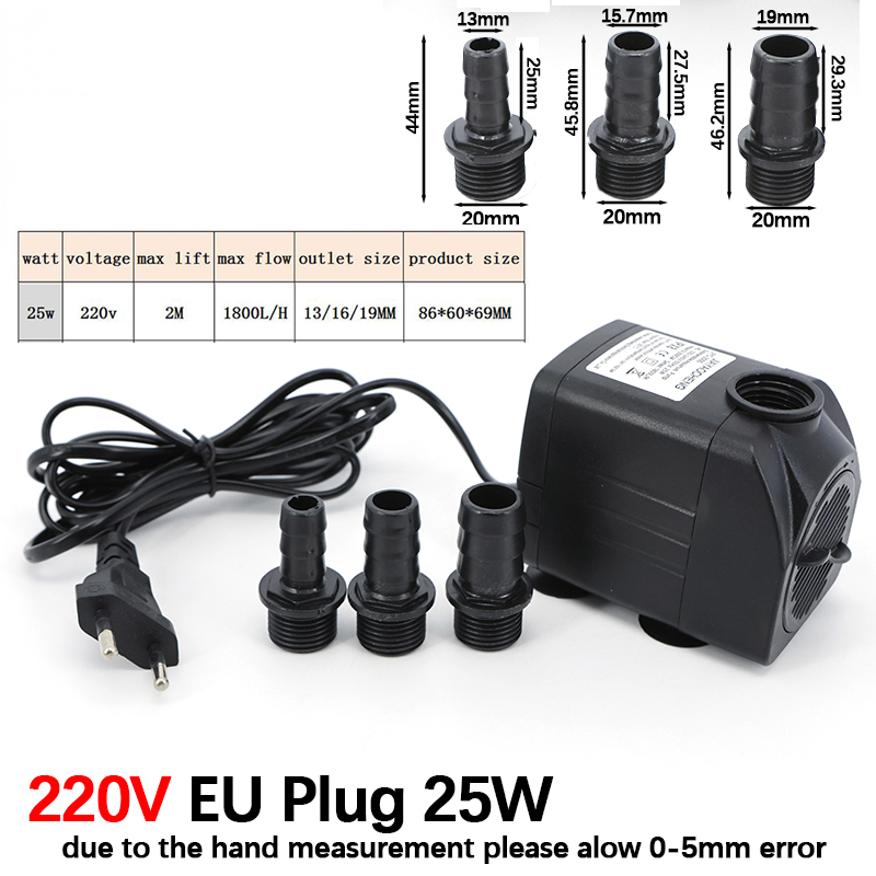AC 220V 16W 25W Submersible Wa - огляд і ціна Aquaculture Aerator Pump