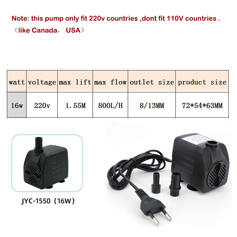 AC 220V 16W 25W Submersible Wa - огляд і ціна Aquaculture Aerator Pump