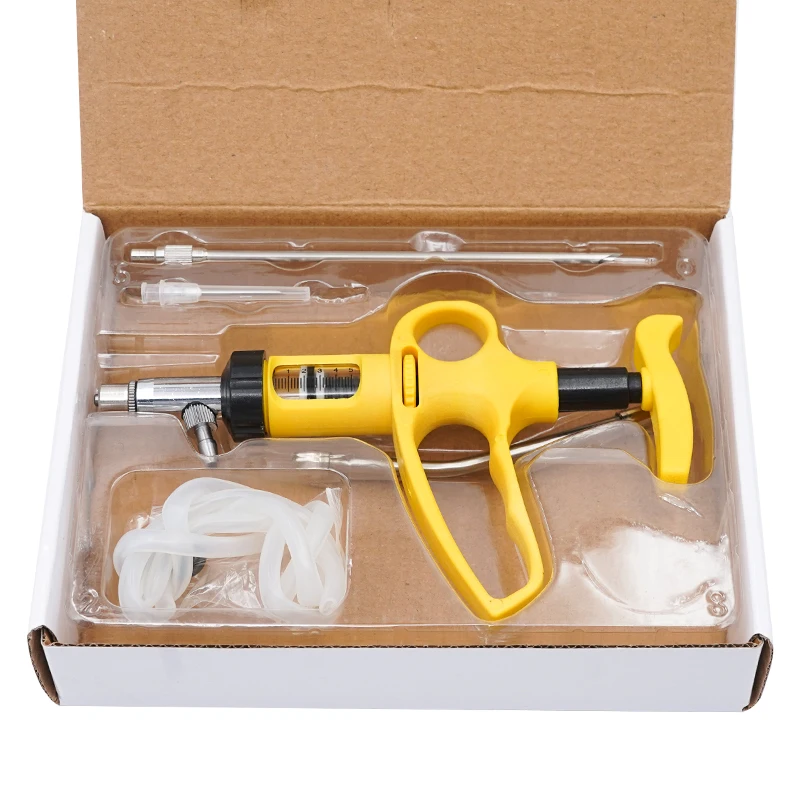 1 Set 5Ml/10Ml Adjustable Cont - огляд і ціна Veterinary Syringe Gun