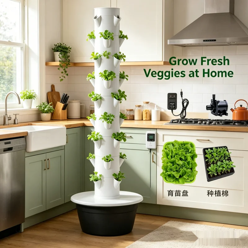 Smart Vertical Hydroponic Towe - огляд і ціна Hydroponic Nft Channel