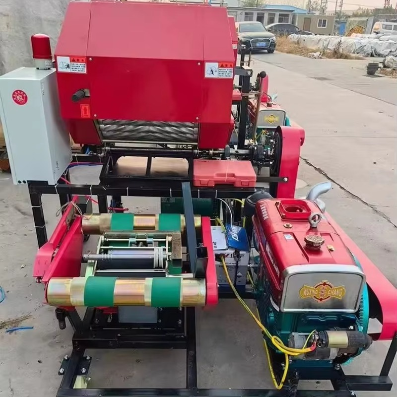 2024 Full Automatic Di esel En - огляд і ціна Silage Baler Machine